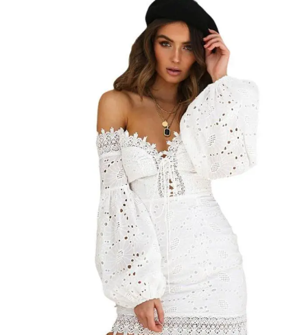 Dress 2109 Women's Lace Dress Women