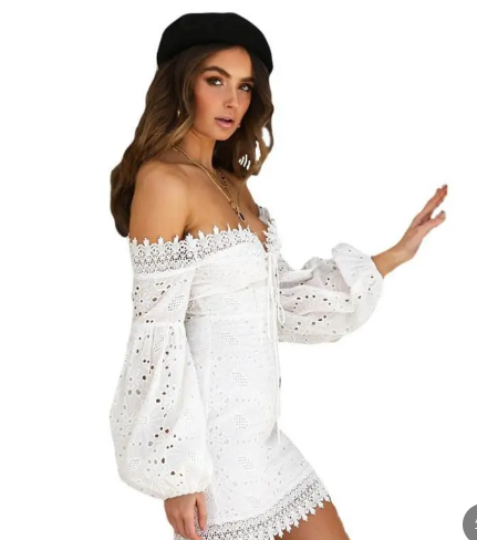 Dress 2109 Women's Lace Dress Women