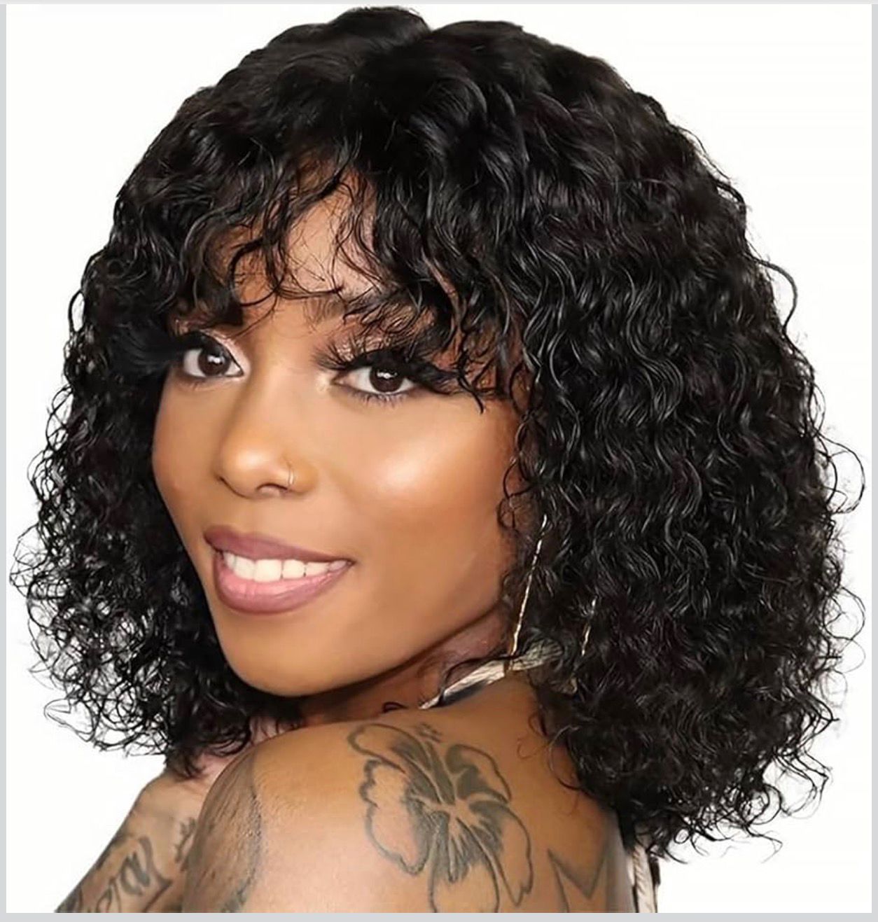 BOB Wig Full Mechanism Headgear Real Hair